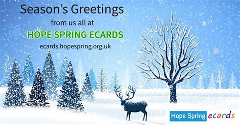 charity christmas ecards|Send an eco.